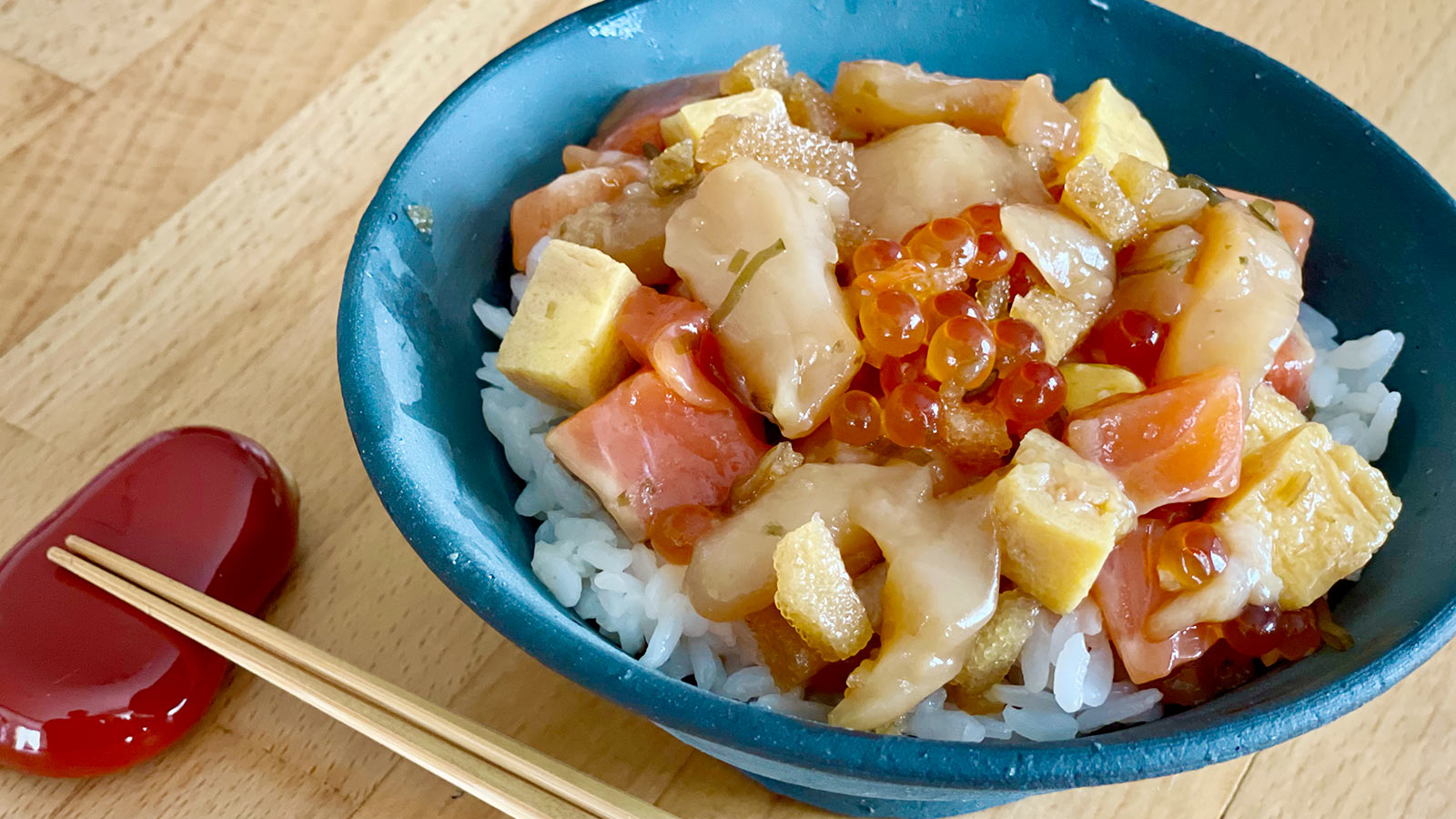 北海道余市町加工】解凍してすぐに食べられる！ 海王丼 110g (2人前)×3